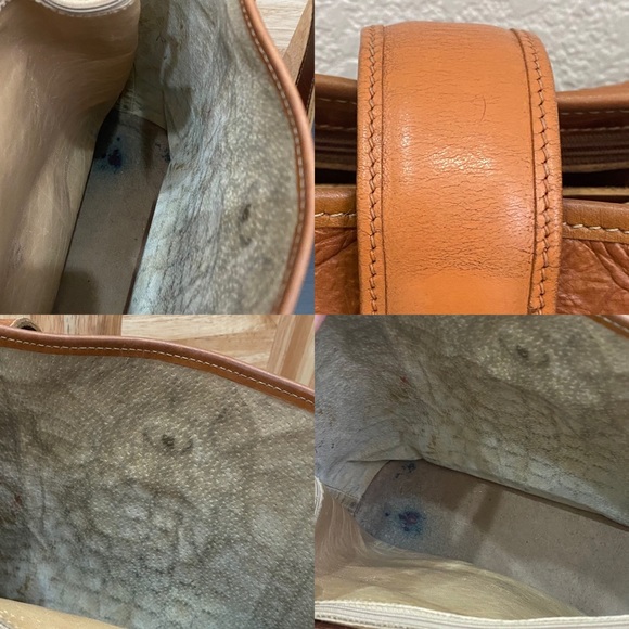 Vintage BRAHMIN Brown Embossed Croc Leather Medium Tote Shoulder Bag - Picture 15 of 16